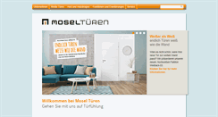 Desktop Screenshot of mosel-tueren.de